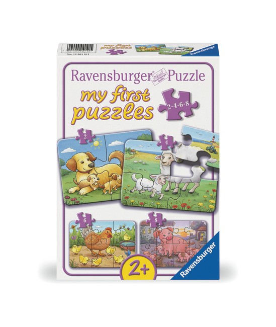 Ravensburger - Farm Animal Families 2/4/6/8p - (12004041)