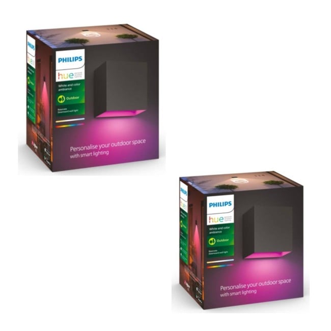 Philips Hue - 2x Downward Resonate Seinävalaisin - Bundle