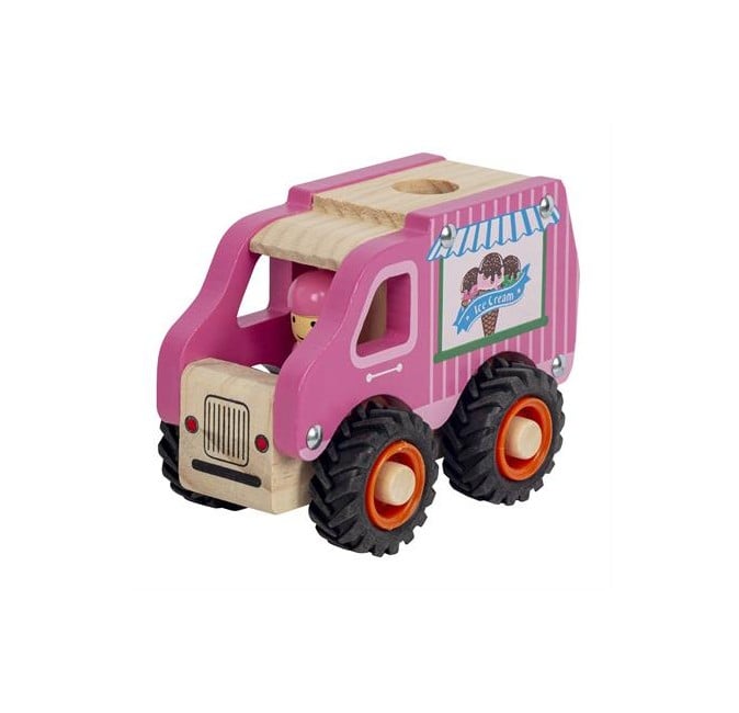 Magni - Icecream truck with rubber wheels, FSC 100% - (5653)