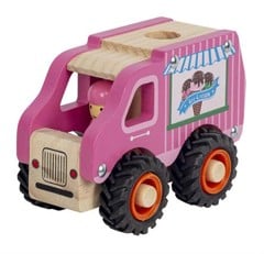 Magni - Icecream truck with rubber wheels, FSC 100% - (5653)