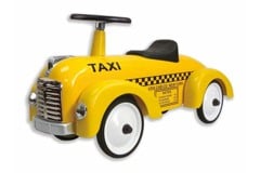 Magni - Rutschauto TAXI aus Metall, gelb - (1995)