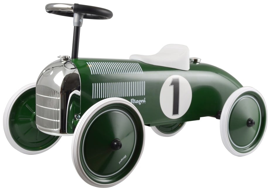 Magni - Ride-on vehicle Classic Racer in metal, green - (2982)