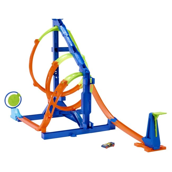 Hot Wheels - Corkscrew Triple Loop with 1 Car (HMX41)