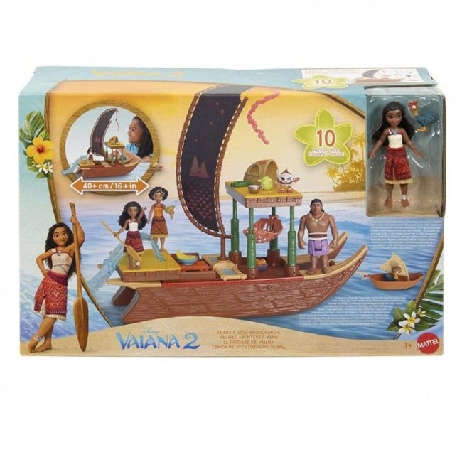 Disney Vaiana 2 - Adventure Canoe With Mini Doll (JBT78)