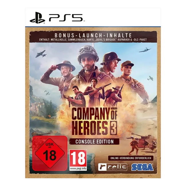 Company of Heroes 3 - Steelbook (Launch Edition) (DE/Multi in Game)