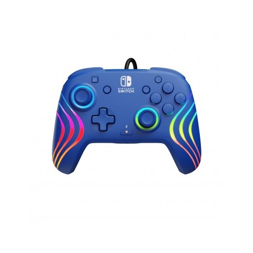 PDP Afterglow Wave Wired Controller Blue Switch