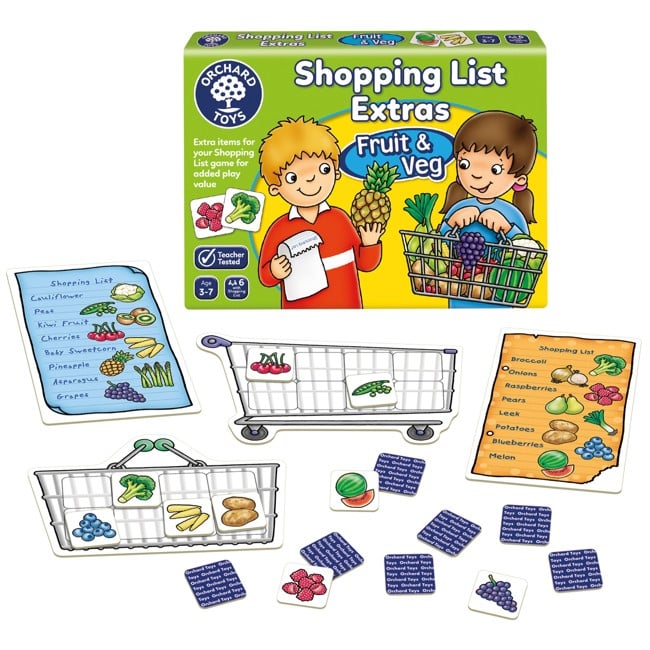 Orchard Toys - Shopping List Extras Fruit & Veg - (600090)