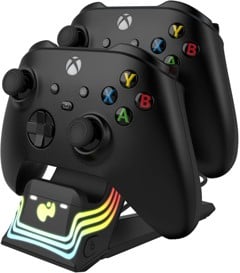 PDP Afterglow Wave Dual Charger Black Xbox