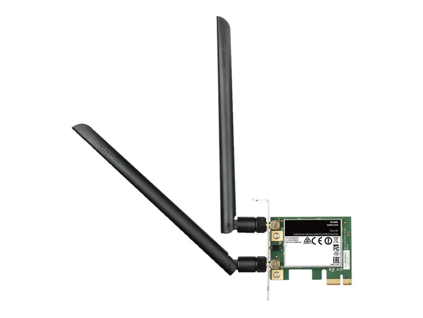 D-Link - DWA-582 Wireless AC1200 Dual Band PCIe Adapter