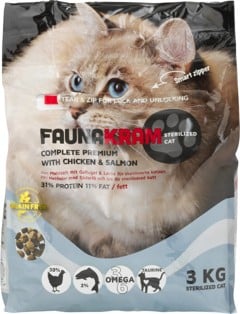 Faunakram - Premium Meal with Chicken and Salmon - 3kg