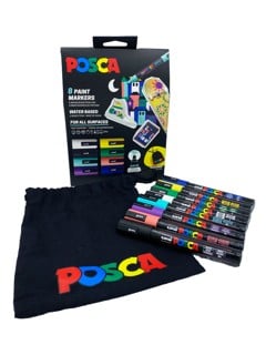 Posca - Pouch Set PC-5M 8PCS - (401531)