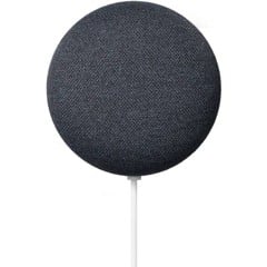 Google - Nest Mini Smart Speaker Schwarz