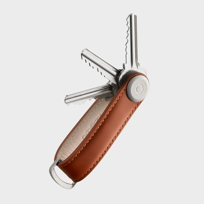 Orbitkey - Leather Key Organiser - Cognac/Tan