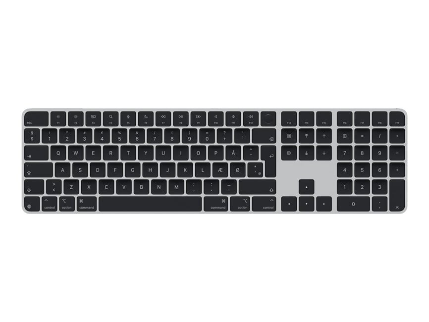 Apple - Magic Keyboard with Touch ID and Numeric Keypad Danish