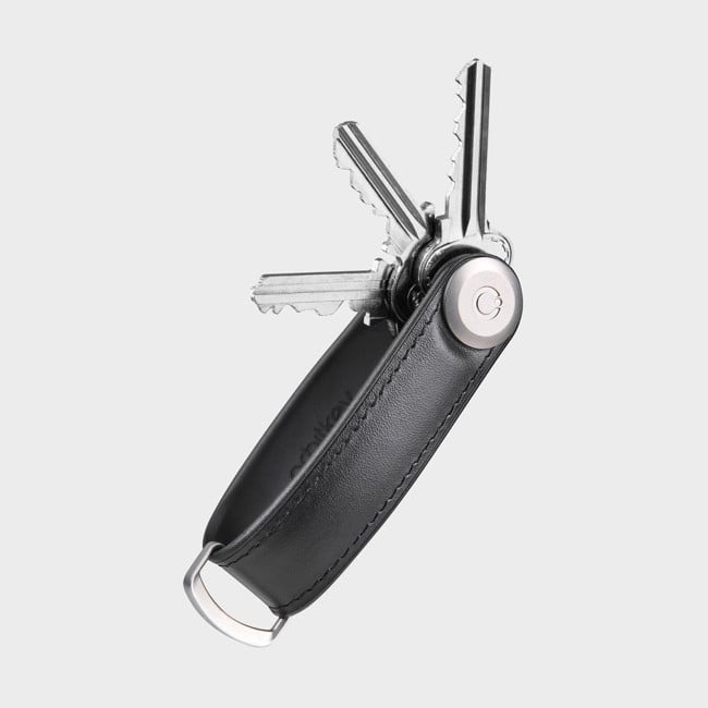 Orbitkey - Hybrid Leather Key Organiser - Black