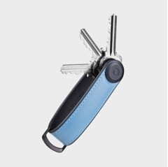 Orbitkey - Hybrid Leather Key Organiser - Lake Blue