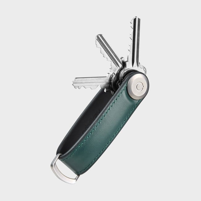 Orbitkey - Hybrid Leather Key Organiser - Pine Green