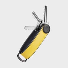 OrbitKey - Hybrid Leather Key Organiser - Solar Yellow