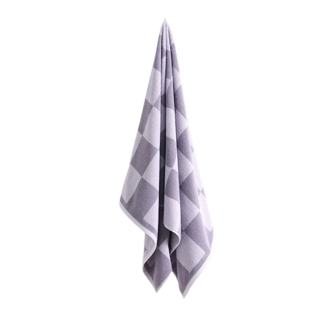 HAY - Check badehåndkle / Lavender - Håndklær og badehåndklær - Lilla
