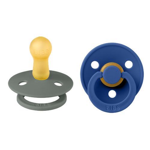 BIBS - Pacifier Colour 2 PACK - Pine/Cornflower - Size 2