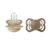 BIBS - Pacifier Supreme 2 PACK - Vanilla/Dark Oak - Size 1 thumbnail-2