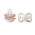 BIBS - Pacifier Supreme 2 PACK Silicone - Blush GLOW/Vanilla GLOW - Size 1 thumbnail-2