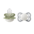 BIBS - Pacifier Supreme 2 PACK - Sage GLOW/Cloud GLOW - Size 1 thumbnail-2