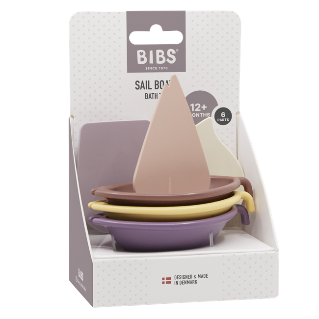 BIBS - Sail Boats Pink Mix - (4100200)