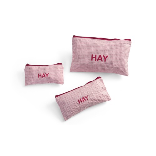 HAY - Candy Mono Necessär Platt - Set om 3