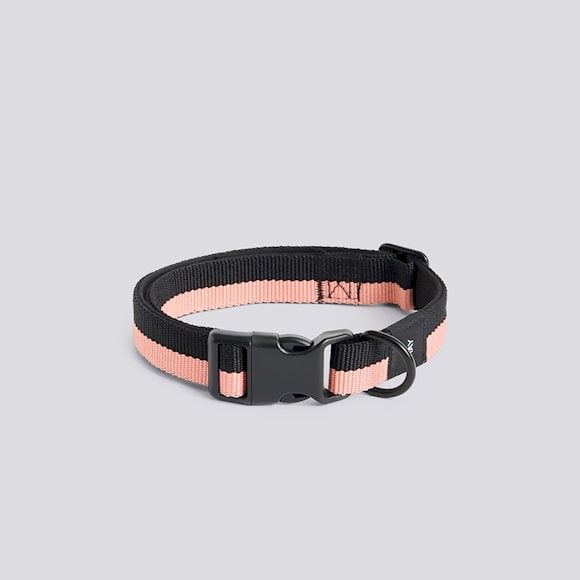 HAY - Halsbånd til hunde - M/L - Pink/sort