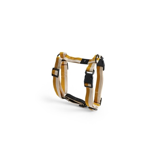 HAY - Dogs Harness Medium (White & Ochre)