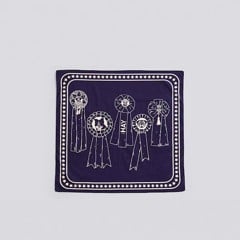 HAY - Recycled Dogs Scarf 55 x 55 (Dark Blue)