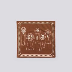 HAY - Recycled Dogs Scarf 55 x 55 (Brown)