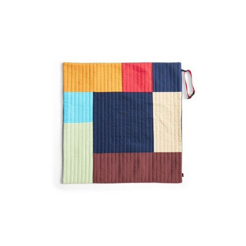HAY – Kviltad Hundresefilt – 80 x 80 cm – Multifärgad