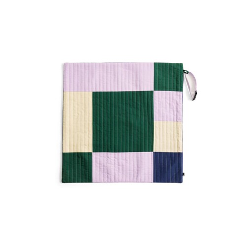 HAY – Kviltad Hundresefilt – 80 x 80 cm – Lavendel, Grön &