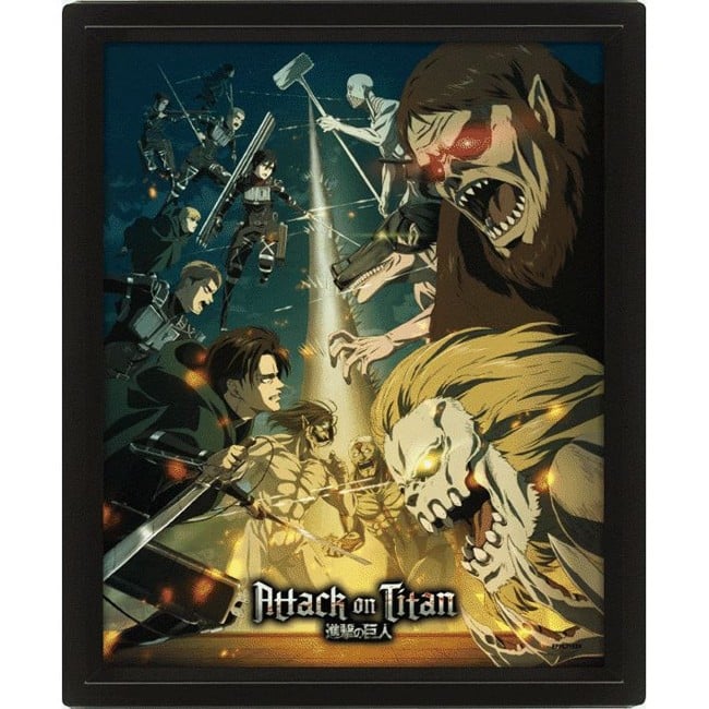 ATTACK ON TITAN (S4) FRAMED 3D