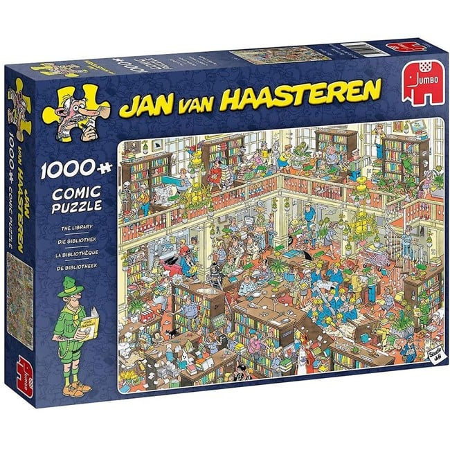 Jan van Haasteren - The Library (1000 brikker)