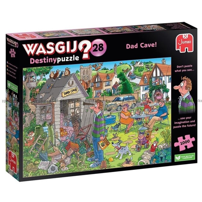 Wasgij Destiny 28 Dad Cave! (1000 pieces) (JUM02092)