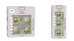 BIBS - Pacifiers Try-it Collection & Colour - Sage - Size 1