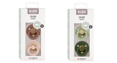 BIBS - Pacifier Colour 2 PACK - Blush & Sage - Size 1