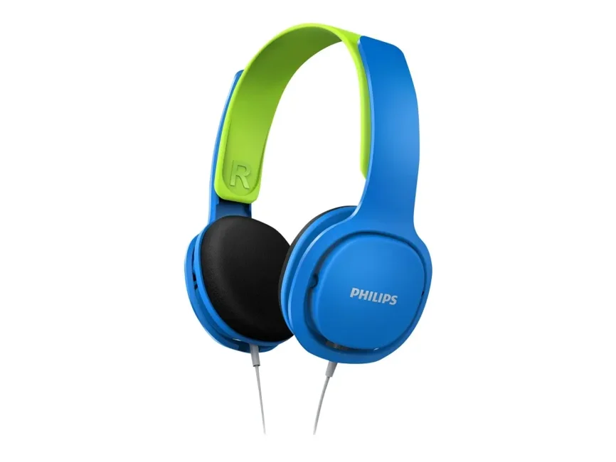 Philips - SHK2000BL/00 Kopfhörer für Kinder - Blau/Grün