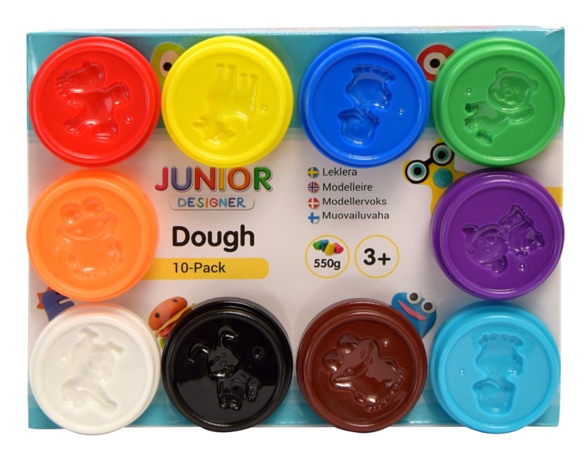 BB Junior - Junior Designer Dough 10-Pack 10x56g - (506052)