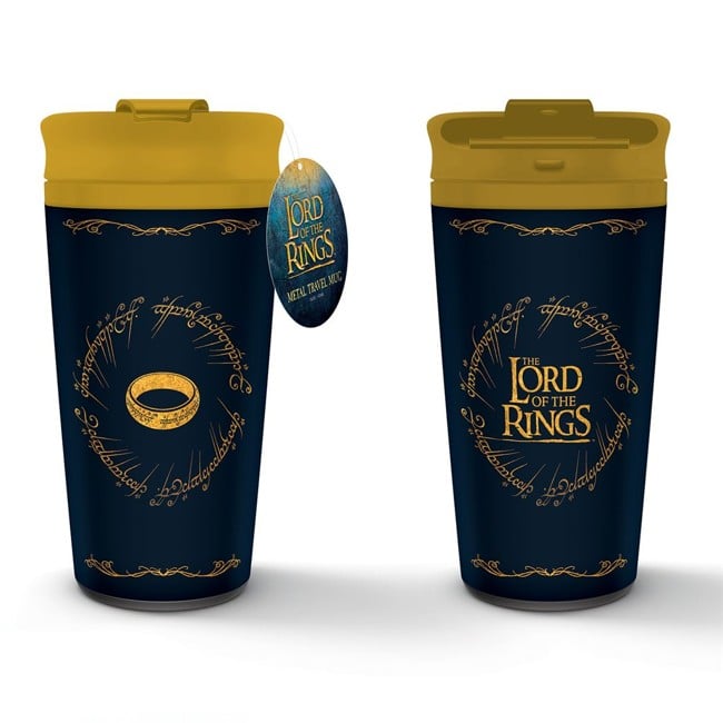 THE LORD OF THE RINGS (THE RING) 16OZ/450ML METAL TRAVEL MUG