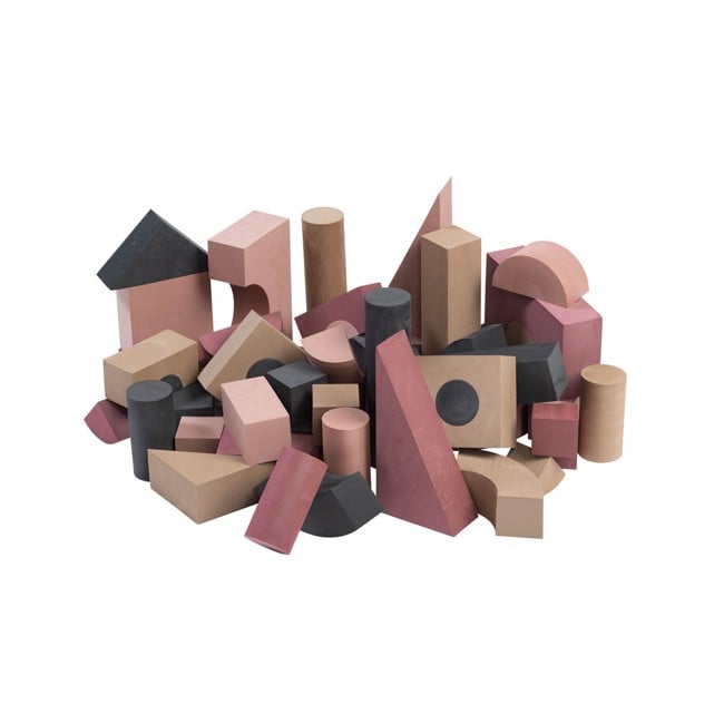 BabyTrold - foam building blocks - Dusty Rose (18-49DR)