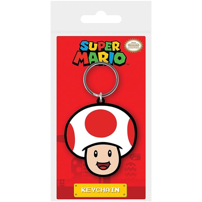 SUPER MARIO (TOAD) PVC KEYCHAIN