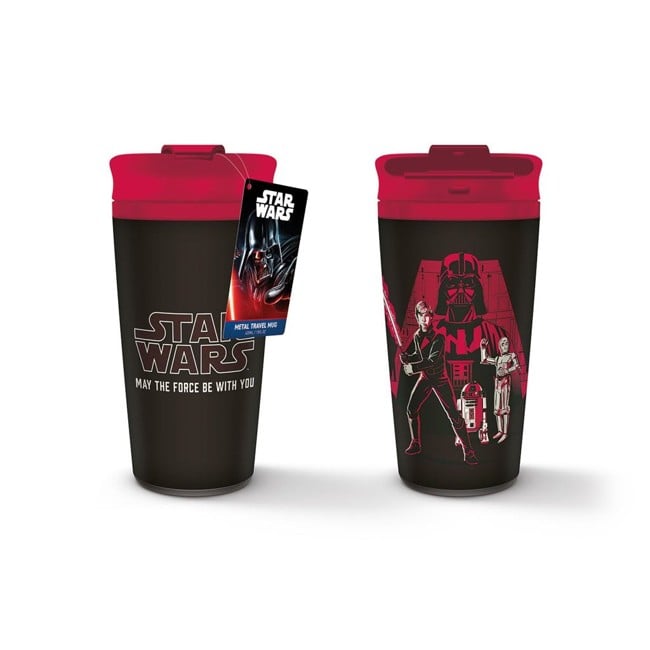 STAR WARS (MAY THE FORCE BE WITH YOU) METAL TRAVEL MUG