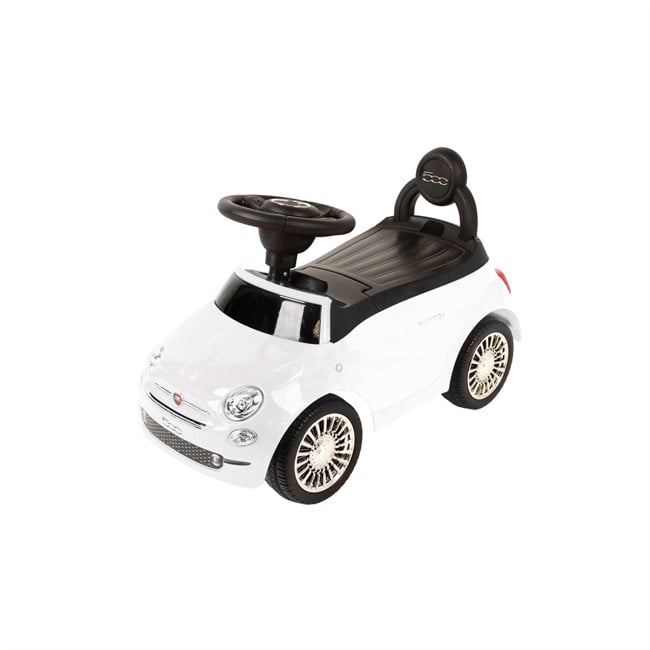 BabyTrold - Fiat 500 - Gåbil - Hvid