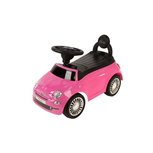 BabyTrold - Fiat 500 - Gåbil - pink