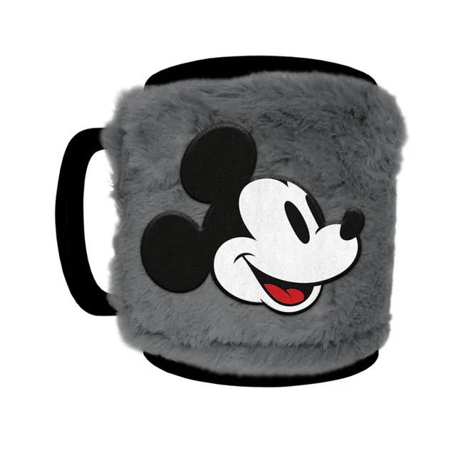 MICKEY/ MINNIE MOUSE FUZZY MUG