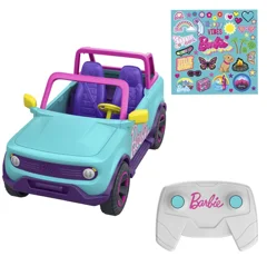 HOT WHEELS - BARBIE  RC SUV Vehicle (HTP53)